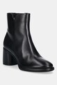 Ecco botki skórzane Sculpted Lx 55 Boot słupek czarny 222613.01001