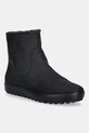 Ecco botki nubukowe Soft 7 Tred Warm pozostałe czarny 450753.02001