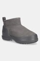 Moon Boot śniegowce zamszowe MB MEZZALUNA LOW BOOT SUEDE brak zapięcia szary 80D2500070.H005