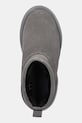 Moon Boot velúr hócipő MB MEZZALUNA LOW BOOT SUEDE szürke 80D2500070.H005
