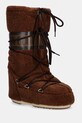 Moon Boot śniegowce MB ICON FLEECE syntetyczny brązowy 80D1403080.M004