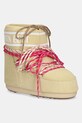 Moon Boot śniegowce MB ICON LOW SUEDE LACES brak zapięcia żółty 80D1409670.B021
