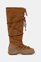 Moon Boot śniegowce zamszowe MB LUNA BOOT EXTRA SUEDE 80D2480200.M008 brązowy AW25