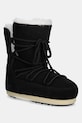 Čizme za snijeg od brušene kože Moon Boot MB EVX BOOT SUEDE / SHEARLING s toplom postavom crna 80D1470050.N001