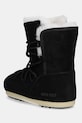 Obuća Čizme za snijeg od brušene kože Moon Boot MB EVX BOOT SUEDE / SHEARLING 80D1470050.N001 crna