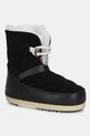 Moon Boot śniegowce zamszowe MB EVX IGLOO brak zapięcia czarny 80D1470070.NL02