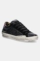 Usnjene superge Crime London DISTRESSED Raven črna 25008AA8.20