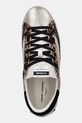 Crime London sneakersy skórzane DISTRESSED PLATFORM złoty 25071AA8.26