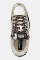 Crime London sneakers din piele SK8 DELUXE alb 25105AA8.10