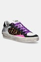 Kožené tenisky Crime London SK8 DELUXE WEDGE usňová koža viacfarebná 25194AA8.68