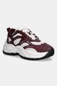 Armani Exchange sneakersy syntetyczny bordowy XDX120.XV708.MZ134