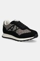 Tenisky Armani Exchange textilný čierna XW002155.AF19529.UC001