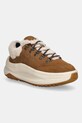 Moon Boot sneakersy zamszowe MB MOON247 CITY SHEARLING tekstylny brązowy 80D2490040.M008