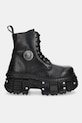 Kožené workery New Rock ITALI NEGRO GRUESO, TANK CASCO NEGRO TORNILLOS M.OVERZTANK001.C1 čierna AW25
