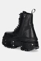 Παπούτσια Δερμάτινα workers New Rock ITALI NEGRO GRUESO, TANK CASCO NEGRO TORNILLOS M.OVERZTANK001.C1 μαύρο