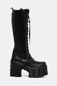 New Rock ghete de piele CRUST NEGRO, TOWER MAX M.TM002.C2 negru AW25