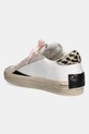 Obuwie Crime London sneakersy skórzane SK8 DELUXE WEDGE 25191AA8.10 biały