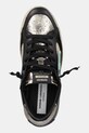 Crime London sneakersy skórzane SK8 DELUXE WEDGE czarny 25193AA8.10