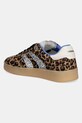 Obuwie Crime London sneakersy skórzane WEMBLEY 25250AA8.68 brązowy