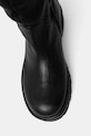 Шкіряні чоботи Patrizia Pepe чорний 8Y0142.L005.FB30