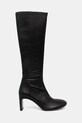 Patrizia Pepe ghete de piele 8Y0143.L121.K103 negru AW25