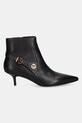 Pinko botki skórzane Gloria 14 SD0367.P087.Z99 czarny AW25