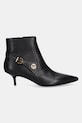 Pinko botki skórzane Gloria 14 SD0367.P087.Z99 czarny AW25