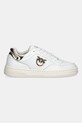 Pinko sneakersy skórzane Mandy 11 SS0077.P108.ZHC biały AW25