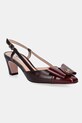 Bally czółenka skórzane BILYANA-LB 55 słupek bordowy WP5523.VT597.U3A4