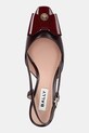 Bally czółenka skórzane BILYANA-LB 55 bordowy WP5523.VT597.U3A4