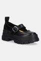 Buffalo baleriny Aspha Loafer Buckle Os Planet friendly czarny 1620046.BLK