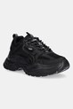 Buffalo sneakersy Yuno imitacja skóry licowej czarny 1636486.BLK