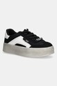 Buffalo sneakersy Cajo imitacja skóry licowej czarny 1636570.BLK