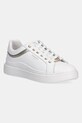 Twinset sneakersy skórzane syntetyczny biały 252TCP020.07049