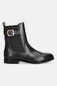 Twinset sztyblety skórzane 252TCP120.00203 brązowy AW25