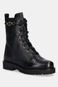 Twinset workery skórzane płaski czarny 252TCP150.00006