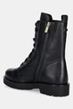 Obuwie Twinset workery skórzane 252TCP150.00006 czarny