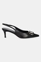 Twinset bőr tűsarkú 252TCP030.00006 fekete AW25