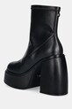 Obuwie Buffalo botki Heart Sock Bootie 1220073 czarny