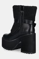 Obuwie Buffalo botki Killah Fold Boot Warm 1220081 czarny
