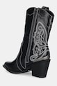 Obuwie Buffalo kowbojki West Boot Mid 1221044 czarny