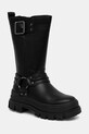 Členkové topánky Buffalo Aspha Biker Boot Hi zateplené čierna 1270123