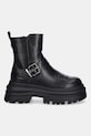 Buffalo botki Dione Biker Boot Mid 1270127 czarny AW25