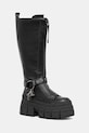 Buffalo kozaki Gospher Biker Hi nieocieplane czarny 1270131