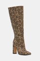 Buffalo cizme July Boot Hi peste 8 cm bej 1292056