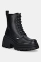 Čizme Buffalo Bravr Lace Up na vezanje crna 1622538