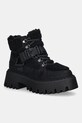 Buffalo śniegowce Aspen Com Mid Warm imitacja skóry licowej czarny 1622593