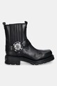 New Rock sztyblety skórzane Itali Negro, Motorcycle Negro M.7605.S1 czarny AW25