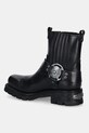 Obuwie New Rock sztyblety skórzane Itali Negro, Motorcycle Negro M.7605.S1 czarny