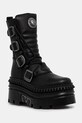 New Rock botki skórzane nieocieplane czarny M.WALL373.S15